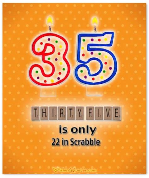 happy birthday 35 frau|35th birthday card quotes.